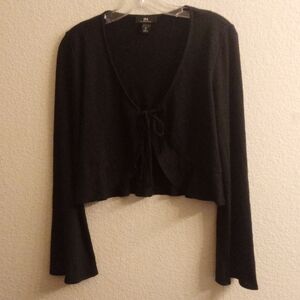 NEW I.N. San Francisco Black Short Cardigan